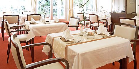 Das einladende Restaurant im Seniorenresidenz St. Gallen